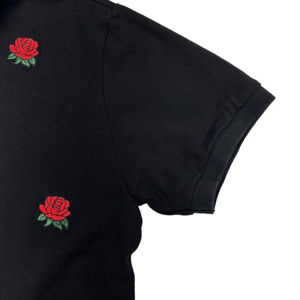 Damati Mini Roses Pique Polo (XL) - Picture 3 of 7